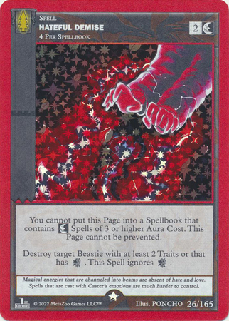 Hateful Demise 26 165 Gold Holo 1st Edition Wilderness 1st Edition Singles Hateful Demise 26 165 Gold Holo 1st Edition Wilderness 1st Edition Singles