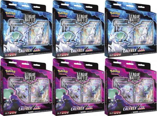 Pokemon TCG: League Battle Deck - Ice Rider Calyrex VMAX, Card Games