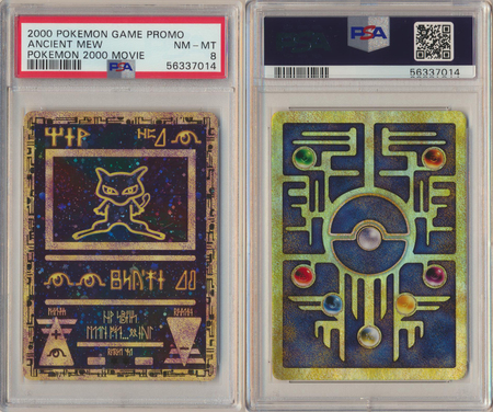 Ancient Mew Pokemon Movie 2000 PSA 8 NM MT Promo Movie Promo 7014 PSA Graded Pokemon Cards Ancient Mew Pokemon Movie 2000 PSA 8 NM MT Promo Movie Promo 7014 PSA Graded Pokemon Cards
