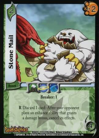 Stone Mail DS01 111 UFS DS01 Darkstalkers Singles Stone Mail DS01 111 UFS DS01 Darkstalkers Singles