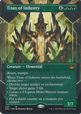 Titan of Industry 289 Alternate Art Borderless Titan of Industry 289 Alternate Art Borderless