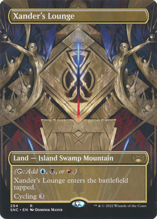 Xander s Lounge 294 Alternate Art Borderless Streets of New Capenna Collector Booster Singles Xander s Lounge 294 Alternate Art Borderless Streets of New Capenna Collector Booster Singles