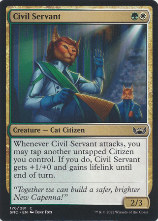 Civil Servant 176 281 Streets of New Capenna Singles Civil Servant 176 281 Streets of New Capenna Singles