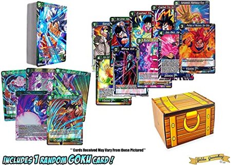 Random From Every Series 100 Dragon Ball Super TCG Cards Lot with 1 Rare Holo 
