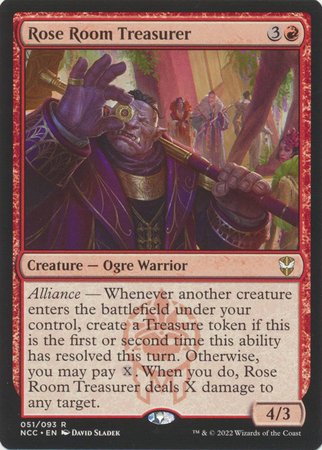 Rose Room Treasurer 051 093 Streets of New Capenna Commander Singles Rose Room Treasurer 051 093 Streets of New Capenna Commander Singles