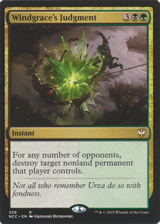 Windgrace s Judgment 358 Streets of New Capenna Commander Singles Windgrace s Judgment 358 Streets of New Capenna Commander Singles