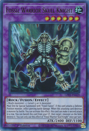 Fossil Warrior Skull Knight GFP2 EN129 Ultra Rare 1st Edition Fossil Warrior Skull Knight GFP2 EN129 Ultra Rare 1st Edition