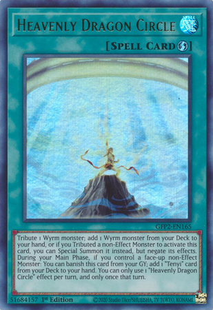 Heavenly Dragon Circle GFP2 EN165 Ultra Rare 1st Edition Ghosts From The Past The 2nd Haunting 1st Edition Singles Heavenly Dragon Circle GFP2 EN165 Ultra Rare 1st Edition Ghosts From The Past The 2nd Haunting 1st Edition Singles
