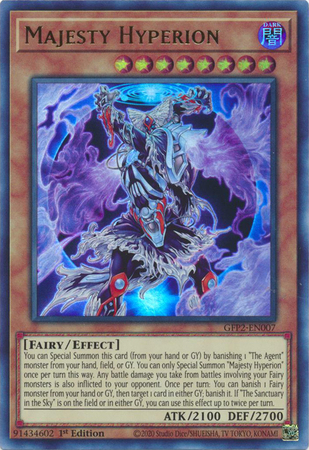 Majesty Hyperion GFP2 EN007 Ultra Rare 1st Edition Ghosts From The Past The 2nd Haunting 1st Edition Singles Majesty Hyperion GFP2 EN007 Ultra Rare 1st Edition Ghosts From The Past The 2nd Haunting 1st Edition Singles