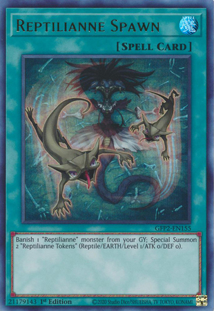 Reptilianne Spawn GFP2 EN155 Ultra Rare 1st Edition Ghosts From The Past The 2nd Haunting 1st Edition Singles Reptilianne Spawn GFP2 EN155 Ultra Rare 1st Edition Ghosts From The Past The 2nd Haunting 1st Edition Singles