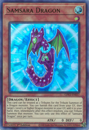 Samsara Dragon GFP2 EN037 Ultra Rare 1st Edition Ghosts From The Past The 2nd Haunting 1st Edition Singles Samsara Dragon GFP2 EN037 Ultra Rare 1st Edition Ghosts From The Past The 2nd Haunting 1st Edition Singles
