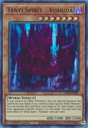 Tenyi Spirit Vishuda GFP2 EN087 Ultra Rare 1st Edition Ghosts From The Past The 2nd Haunting 1st Edition Singles Tenyi Spirit Vishuda GFP2 EN087 Ultra Rare 1st Edition Ghosts From The Past The 2nd Haunting 1st Edition Singles