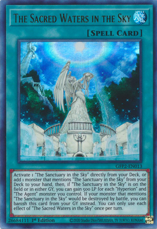 The Sacred Waters in the Sky GFP2 EN013 Ultra Rare 1st Edition Ghosts From The Past The 2nd Haunting 1st Edition Singles The Sacred Waters in the Sky GFP2 EN013 Ultra Rare 1st Edition Ghosts From The Past The 2nd Haunting 1st Edition Singles