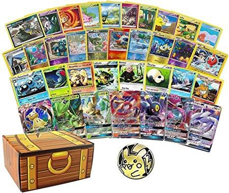 100 Assorted Pokemon Cards with Foils and 2 Ultra Rare Legendary Pokemon