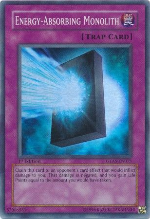 Energy Absorbing Monolith GLAS EN075 Super Rare 1st Edition Energy Absorbing Monolith GLAS EN075 Super Rare 1st Edition