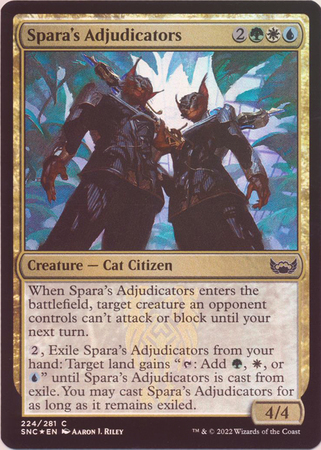 Spara s Adjudicators 224 281 Foil Spara s Adjudicators 224 281 Foil