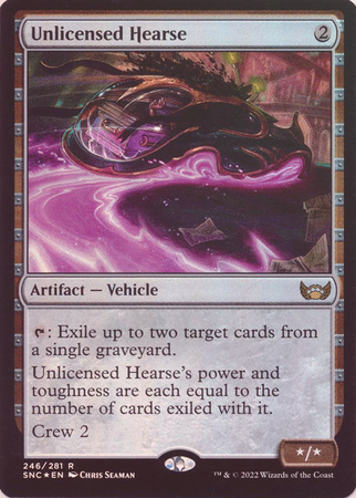 Unlicensed Hearse 246 281 Foil Unlicensed Hearse 246 281 Foil