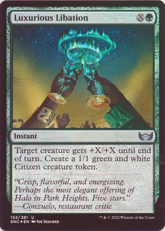 Luxurious Libation 152 281 Foil Streets of New Capenna Foil Singles Luxurious Libation 152 281 Foil Streets of New Capenna Foil Singles