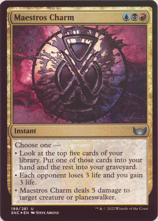 Maestros Charm 199 281 Foil Maestros Charm 199 281 Foil
