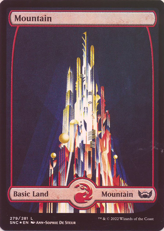 Mountain 279 281 Full Art Metropolis Basic Land Foil Mountain 279 281 Full Art Metropolis Basic Land Foil