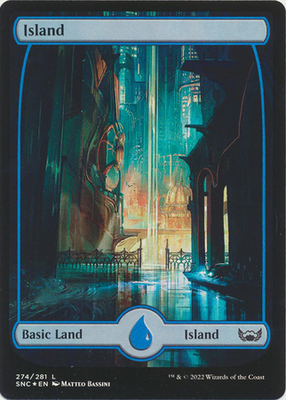 Island 274 281 Full Art Metropolis Basic Land Foil Island 274 281 Full Art Metropolis Basic Land Foil