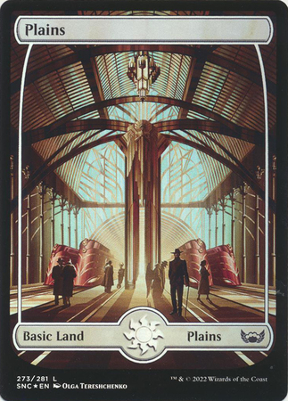 Plains 273 281 Full Art Metropolis Basic Land Foil Streets of New Capenna Foil Singles Plains 273 281 Full Art Metropolis Basic Land Foil Streets of New Capenna Foil Singles