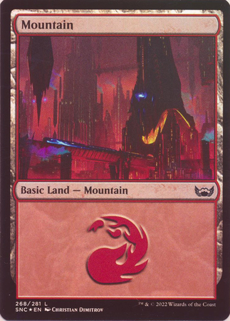Mountain 268 281 Foil Streets of New Capenna Foil Singles Mountain 268 281 Foil Streets of New Capenna Foil Singles