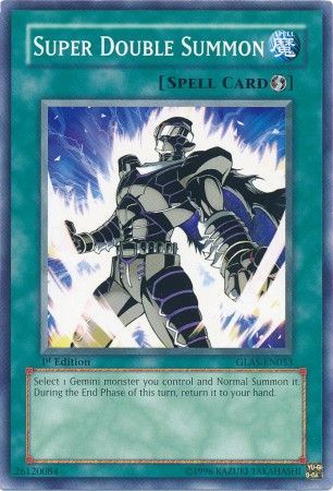 Super Double Summon GLAS EN053 Common 1st Edition Gladiator s Assault GLAS 1st Edition Singles Super Double Summon GLAS EN053 Common 1st Edition Gladiator s Assault GLAS 1st Edition Singles