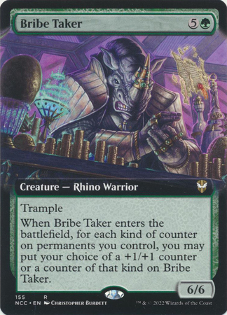Bribe Taker 155 Extended Art Streets of New Capenna Commander Singles Bribe Taker 155 Extended Art Streets of New Capenna Commander Singles