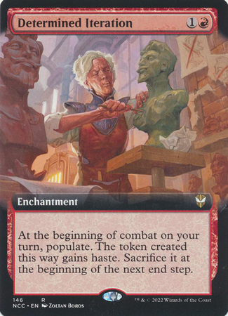 Determined Iteration 146 Extended Art Streets of New Capenna Commander Singles Determined Iteration 146 Extended Art Streets of New Capenna Commander Singles