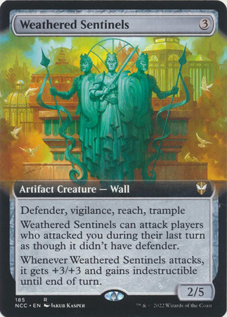 Weathered Sentinels 185 Extended Art Streets of New Capenna Commander Singles Weathered Sentinels 185 Extended Art Streets of New Capenna Commander Singles