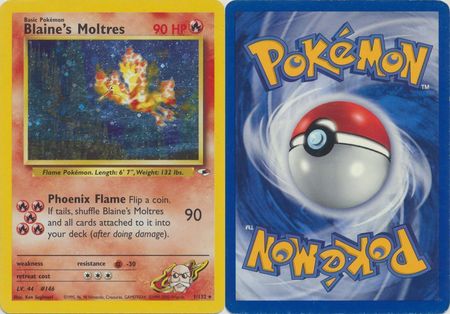 Blaine's Moltres - Gym Heroes - Pokemon