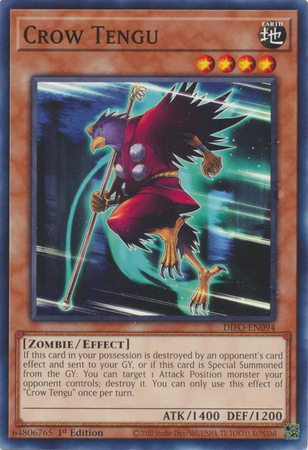 Crow Tengu DIFO EN094 Common 1st Edition Crow Tengu DIFO EN094 Common 1st Edition