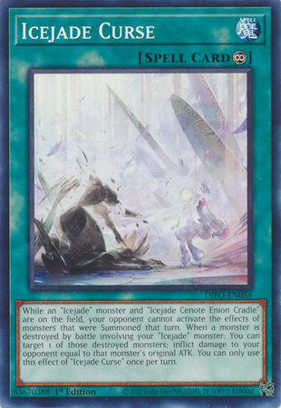 Icejade Curse DIFO EN056 Common 1st Edition Dimension Force 1st Edition Singles Icejade Curse DIFO EN056 Common 1st Edition Dimension Force 1st Edition Singles