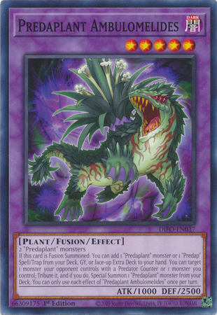 Predaplant Ambulomelides DIFO EN037 Common 1st Edition Dimension Force 1st Edition Singles Predaplant Ambulomelides DIFO EN037 Common 1st Edition Dimension Force 1st Edition Singles