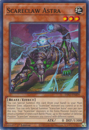 Scareclaw Astra DIFO EN009 Common 1st Edition Scareclaw Astra DIFO EN009 Common 1st Edition