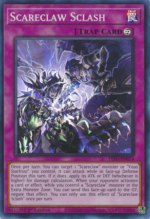 Scareclaw Sclash DIFO EN074 Super Rare 1st Edition Dimension Force 1st Edition Singles Scareclaw Sclash DIFO EN074 Super Rare 1st Edition Dimension Force 1st Edition Singles