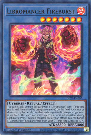 Libromancer Fireburst - Yugioh | TrollAndToad