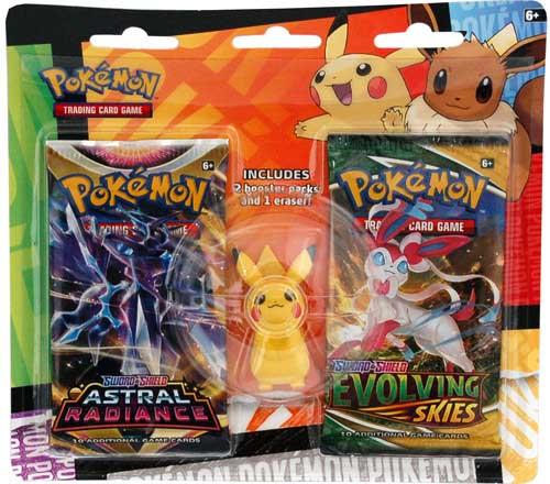 Back to School Pikachu Eraser Blister (Pokemon) | TrollAndToad