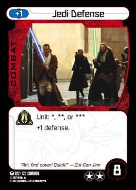 C022 Jedi Defense Star Wars Pocketmodel Ground Assault Singles C022 Jedi Defense Star Wars Pocketmodel Ground Assault Singles