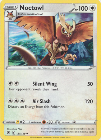 Noctowl 121 189 Uncommon Sword Shield Astral Radiance Singles Noctowl 121 189 Uncommon Sword Shield Astral Radiance Singles