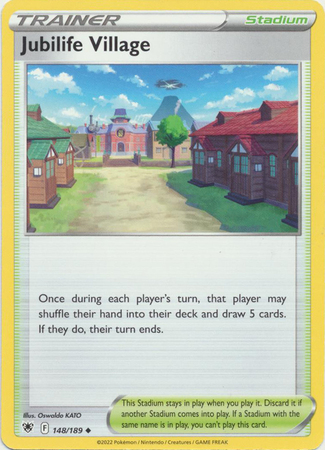 Jubilife Village 148 189 Uncommon Sword Shield Astral Radiance Singles Jubilife Village 148 189 Uncommon Sword Shield Astral Radiance Singles
