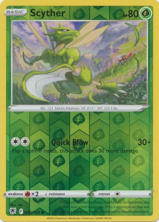 Scyther 005 189 Common Reverse Holo Scyther 005 189 Common Reverse Holo