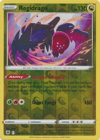 Regidrago 118 189 Rare Reverse Holo Regidrago 118 189 Rare Reverse Holo