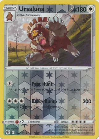 Ursaluna 124 189 Rare Reverse Holo Ursaluna 124 189 Rare Reverse Holo