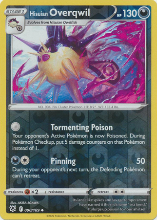 Toxel 62/189 Common Reverse Holo Near Mint Pokemon Sword and Shield  Nintendo TCG