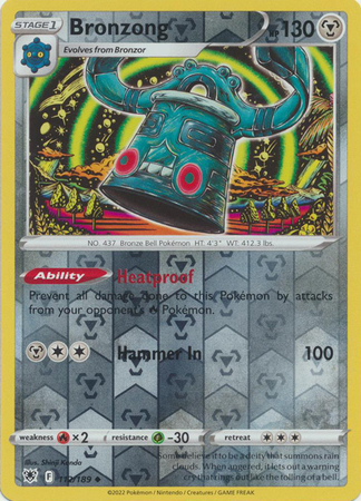 Bronzong - 112/189 - Uncommon Reverse Holo