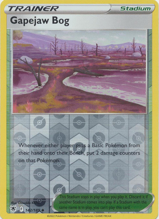 Gapejaw Bog 142 189 Uncommon Reverse Holo Gapejaw Bog 142 189 Uncommon Reverse Holo