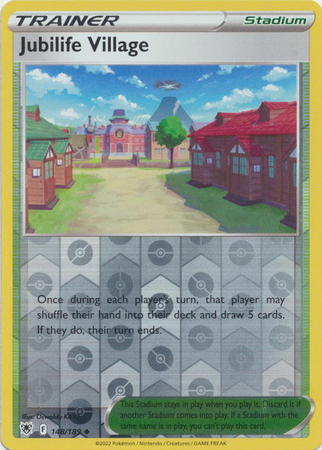 Jubilife Village 148 189 Uncommon Reverse Holo Jubilife Village 148 189 Uncommon Reverse Holo