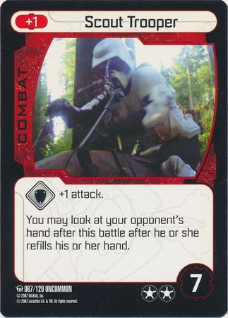 C067 Scout Trooper Star Wars Pocketmodel Ground Assault Singles C067 Scout Trooper Star Wars Pocketmodel Ground Assault Singles
